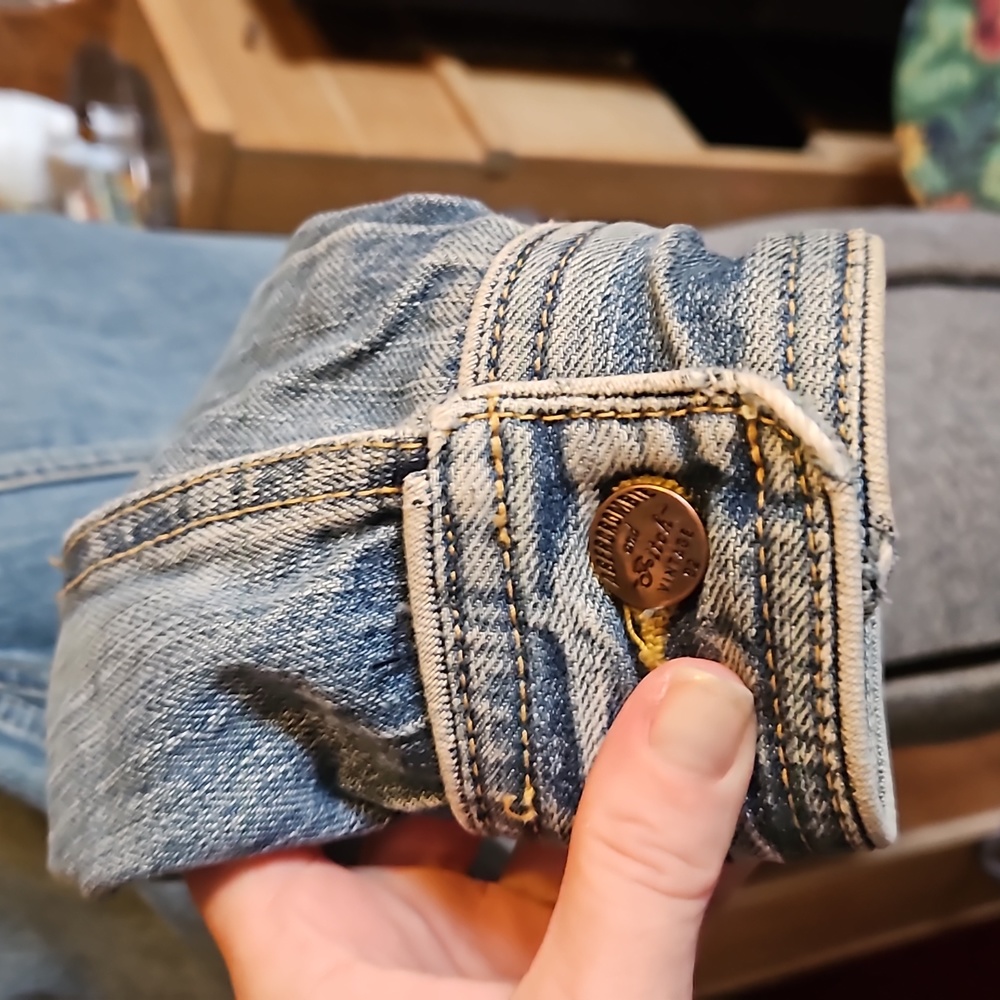 A&F VINTAGE Y2K MEDIUM DENIM JACKET - Picture 10 of 13